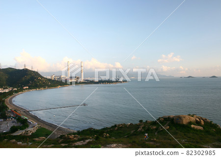 view of  Power Station, Tuen Mun, at Lung Kwu Tan 2 July 2005 82302985