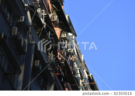 apartment building District at Shek Tong Tsui hk 23 Aug 2021 82303018