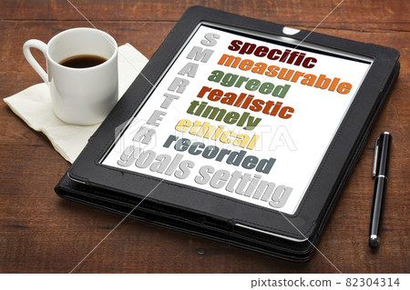 smarter goal setting concept smarter goal setting concept 82304314