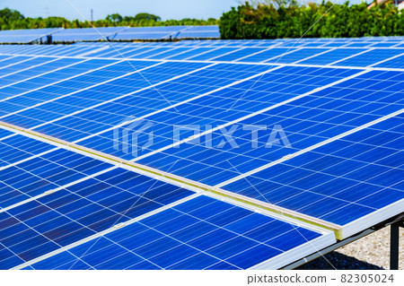 Solar panel Mega solar Solar power generation [Renewable energy image] 82305024