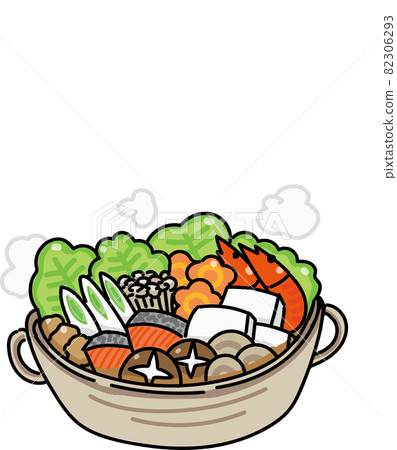 Illustration of a pot Illustration of a pot 82306293