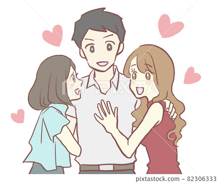 一個受歡迎的男人的形象（透明png） 82306333