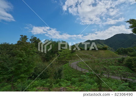 《岡山縣》奧津湖浮島風光【夏季】 《岡山縣》奧津湖浮島風光【夏季】 82306490
