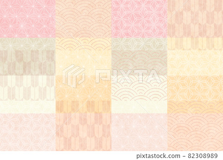 日式新年賀卡圖案背景 日式新年賀卡圖案背景 82308989