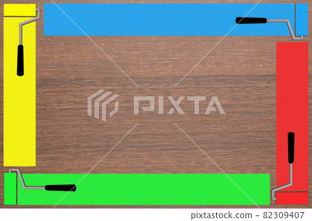 Wood painting image copy space 82309407