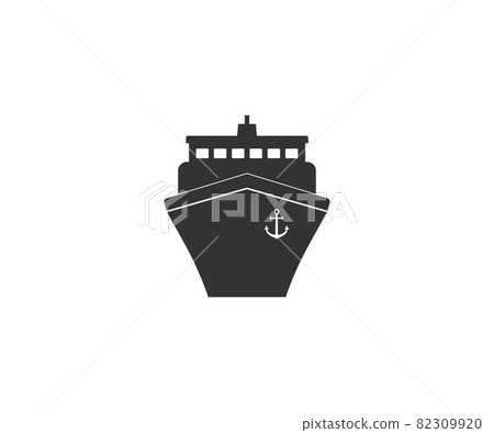 Ship, anchor icon. Vector illustration. Ship, anchor icon. Vector illustration. 82309920