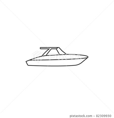 Boat, sail, sailing, ship, yacht icon. Vector illustration, flat design. Boat, sail, sailing, ship, yacht icon. Vector illustration, flat design. 82309930
