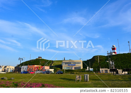 北海道稚內市宗谷岬一側（停車場）風景 82310535