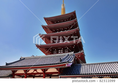 Senso-ji Temple Five-storied pagoda 82311099