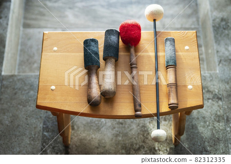 wooden sticks for sound therapy with singing bowls 82312335