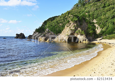 鳥取縣浦富海岸的壯麗景色 82313434