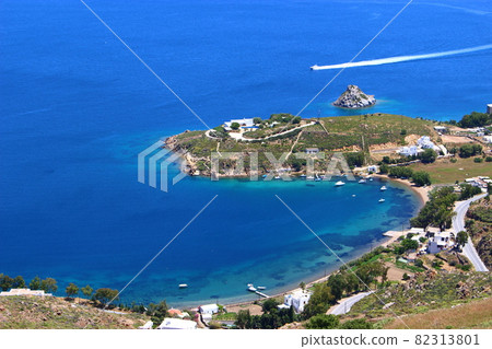 View from Hora Hill, Patmos Island Greece 82313801