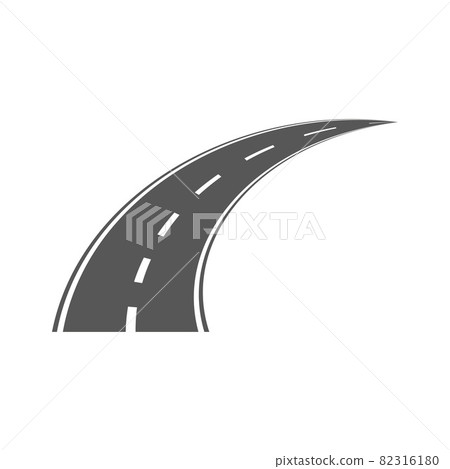 Highway, road, travel icon. Vector illustration, flat design. Highway, road, travel icon. Vector illustration, flat design. 82316180