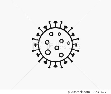 Virus, disease, flu icon. Vector illustration, flat design. Virus, disease, flu icon. Vector illustration, flat design. 82316270
