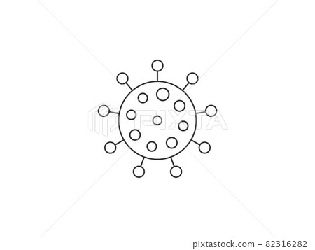 Virus, disease, flu icon. Vector illustration, flat design. Virus, disease, flu icon. Vector illustration, flat design. 82316282