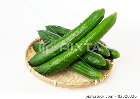 Cucumber white background 82320320