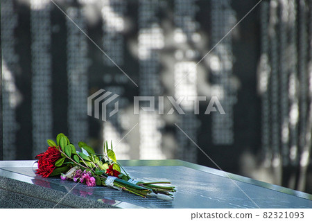 A bouquet for the cornerstone of peace, a wish for peace A bouquet for the cornerstone of peace, a wish for peace 82321093