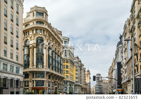 Gran Via street, Madrid, Spain Gran Via street, Madrid, Spain 82321655