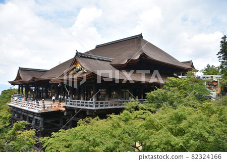 夏天的清水寺，清水的舞台 82324166