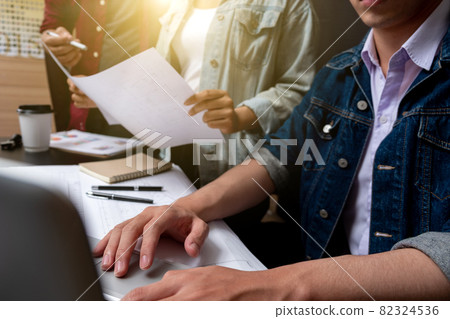 business project teamwork plan new start-up project, Finance managers meeting, Digital tablet docking screen computer design business project teamwork plan new start-up project, Finance managers meeting, Digital tablet docking screen computer design 82324536