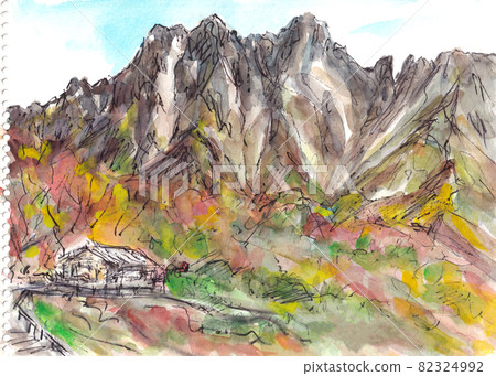 Mt. Chausu, the main peak of Mt. Nasu [Autumn leaves] Climbing in November 82324992