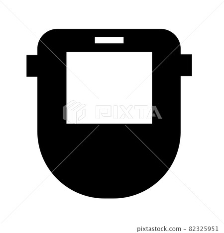 Construction tools icon on white background. Protective welding mask sign. welder mask symbol. flat style. 82325951