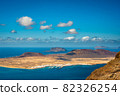 The Graciosa island from Lanzarote 82326254