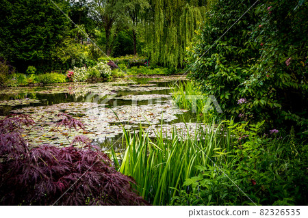 gardens of painter Claude Monet in Giverny, France gardens of painter Claude Monet in Giverny, France 82326535