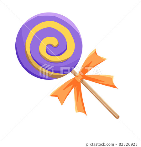 Lollipop Halloween Purple Orange 82326923