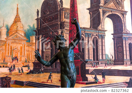 interiors of Villa Vizcaya, Miami, Florida, usa 82327362