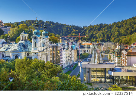 View of Karlovy Vary, Czech republic View of Karlovy Vary, Czech republic 82327514
