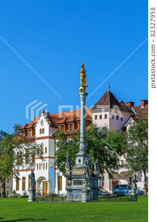 Plague column, Seckau, Austria Plague column, Seckau, Austria 82327958