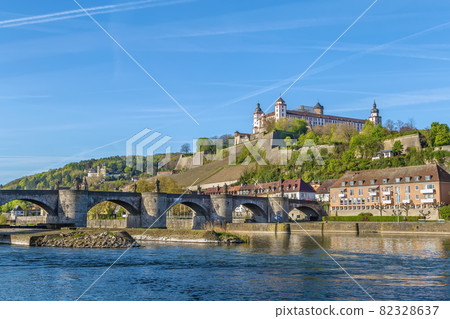 View of Marienberg Fortress, Wurzburg, Germany View of Marienberg Fortress, Wurzburg, Germany 82328637