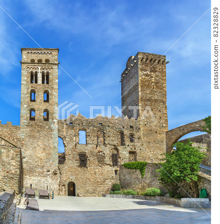 Sant Pere de Rodes, Catalonia, Spain. Sant Pere de Rodes, Catalonia, Spain. 82328829