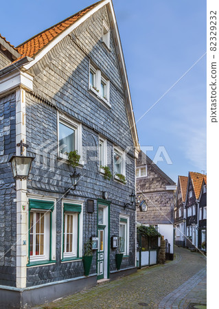 Street in Kettwig, Germany 82329232