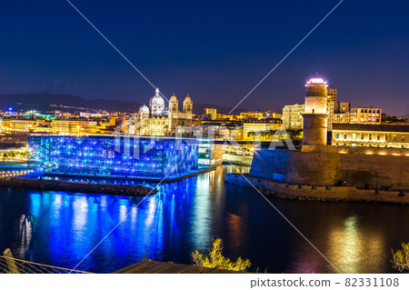 Saint Jean Castle and Cathedral de la Major in Marseille Saint Jean Castle and Cathedral de la Major in Marseille 82331108