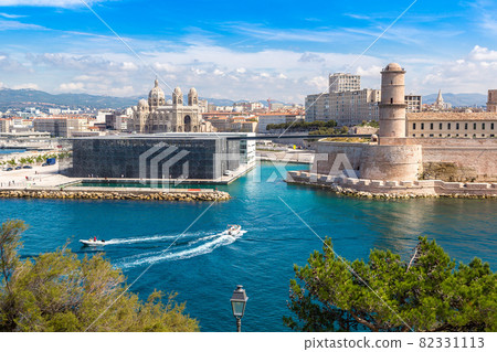 Saint Jean Castle and Cathedral de la Major in Marseille Saint Jean Castle and Cathedral de la Major in Marseille 82331113