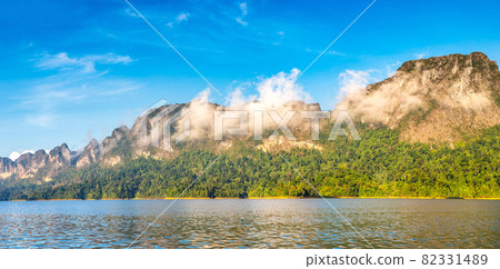 Cheow Lan lake in Thailand Cheow Lan lake in Thailand 82331489