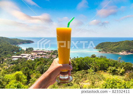 Mango shake on Phangan island 82332411