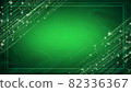 Elegant background material with glittering meteors and green fabrics 82336367
