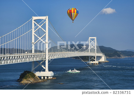 Great Naruto Bridge in the Naruto Strait 82336731