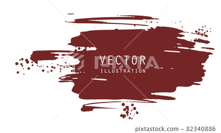 Abstract ink brush banners with grunge effect Abstract ink brush banners with grunge effect 82340886