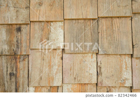 Designed by laminating wooden boards Wall surface 82342466