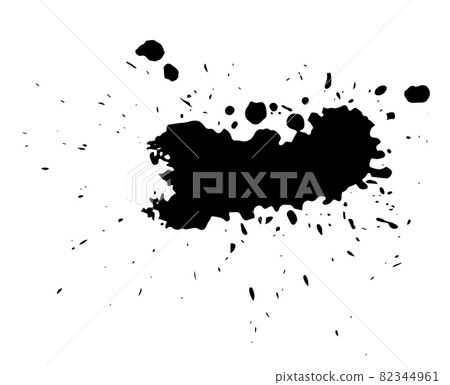 Paint stains black blotch background. Grunge Design Element. Brush Strokes. Vector illustration Paint stains black blotch background. Grunge Design Element. Brush Strokes. Vector illustration 82344961