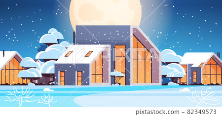 modern house of sandwich panels with panoramic windows environmentally friendly home building modular housing 82349573