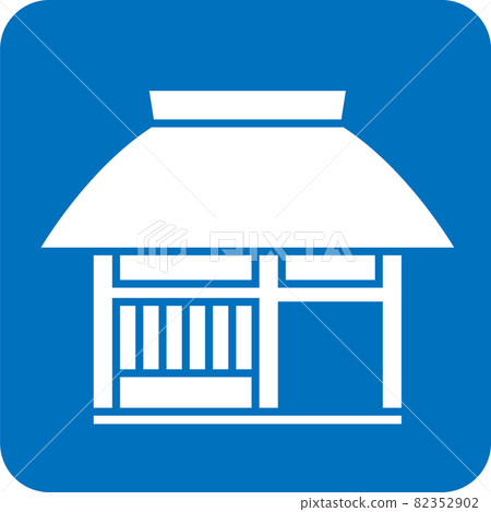 Pictogram of an old folk house 82352902