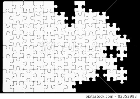 Plain white jigsaw puzzle 82352988
