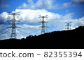 High-voltage tower of high-voltage line 82355394