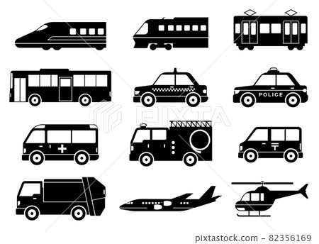 各種車輛圖標（飛機/鐵路） 82356169