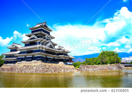 Scenery of Matsumoto City, a national treasure Matsumoto Castle Scenery of Matsumoto City, a national treasure Matsumoto Castle 82356805